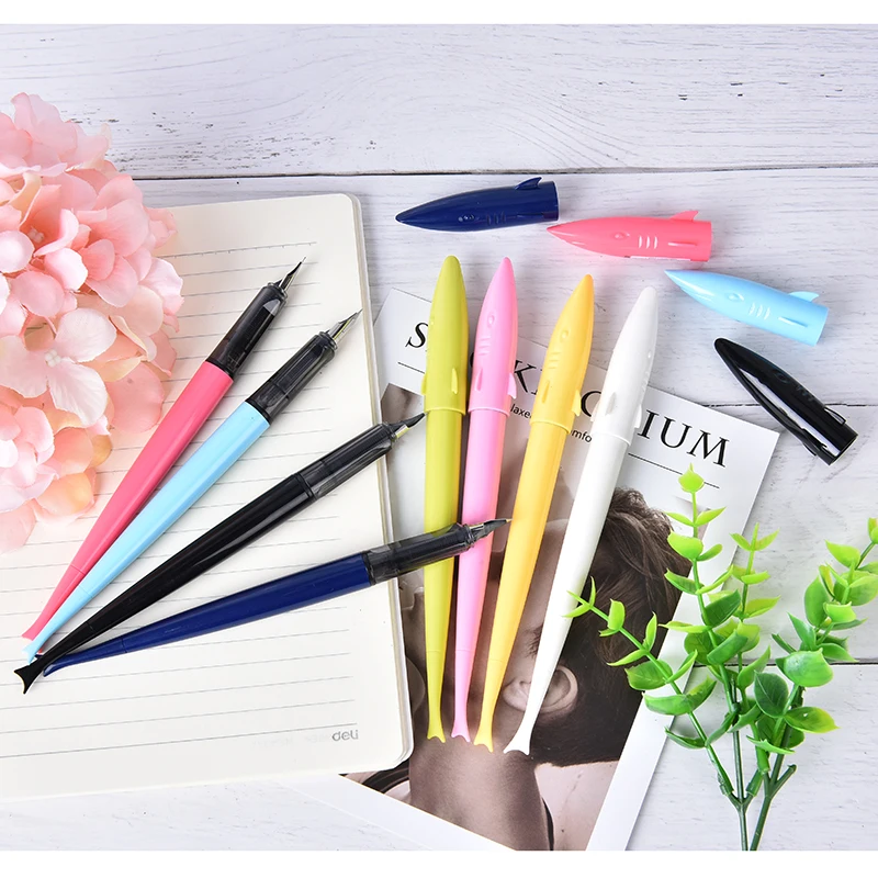 

Shark Shape Metal Fountain Pen Smoke Fountain Pen Mini Fountain Pen 0.5mm Random
