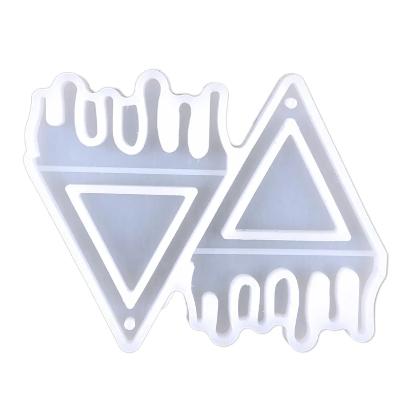 1 шт. формы для украшений из эпоксидной смолы полимерная серьга подвесок литья