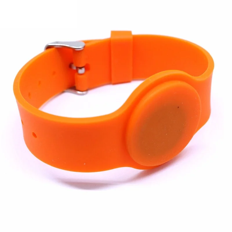 Регулируемый Перезаписываемый RFID Силиконовый Браслет ремешок