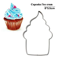 cupcake ice cream cookie stencils pancake biscuit cookie cutter tools baking pastry modelling tools stainless steel top shop