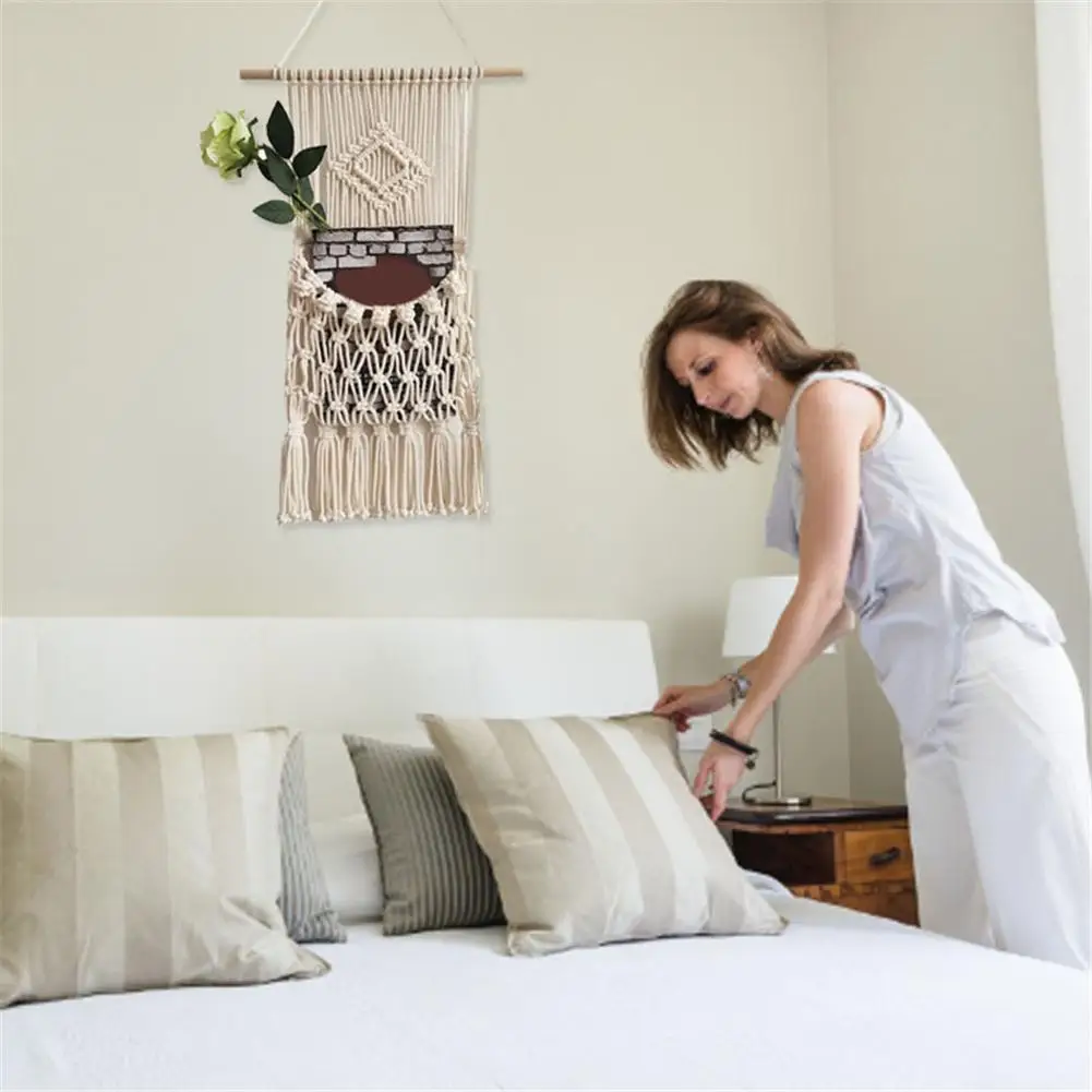 Новый ковер ручной завязывают гобелен настенный художественный богемный