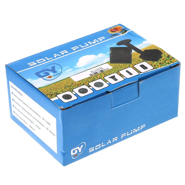 Новый 6V 1 2 W насос бесщеточный мотор Солнечный водяной долгое время использования