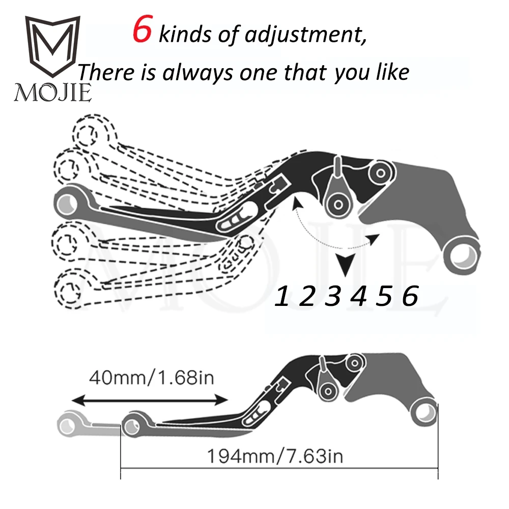 

Motorcycle VTR 1000 CNC Adjustable Brake Clutch Levers For Honda VTR1000 VTR 1000 1997-2004 1998 1999 2000 2001 2002 2003
