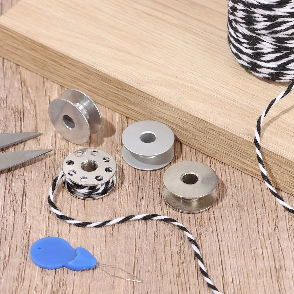 

Vintage Sewing Machine Machine Accessories Thread Holder Sewing Machine Bobbin Iron Spool Empty Coils Aluminum Bobbin