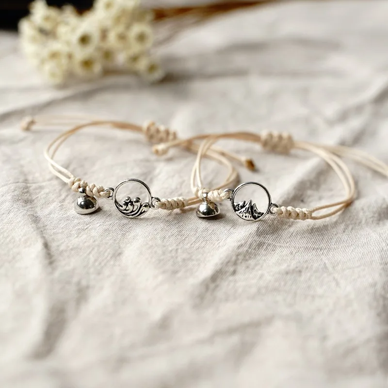 Подарок на день Святого Валентина магнитный браслет для двоих свадебный подарок