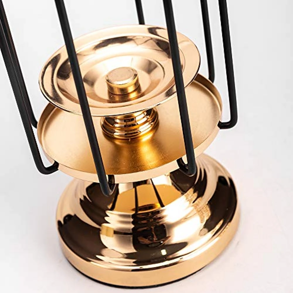 Металлические золотые хрустальные декоративные подсвечники для свадебной