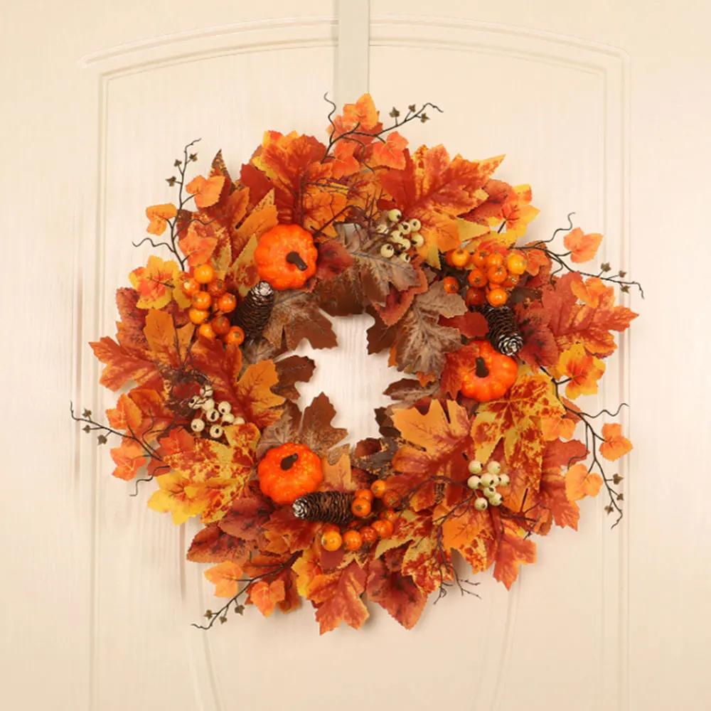 

Венок с кленовыми листьями, 55 см