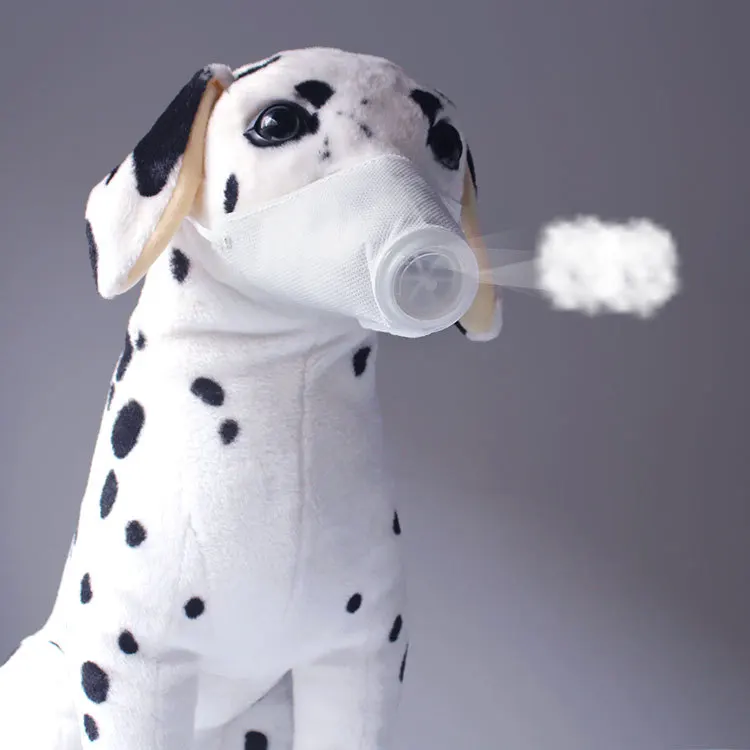 Защитная маска для домашних питомцев против смога из нетканого материала мягкая