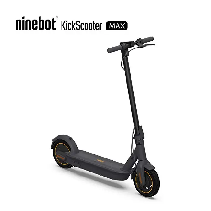 Черный Ninebot MAX G30 Kickscooter 30 км/ч 65 км пробег умный электрический скутер 1" складной с управлением через приложение скейтборд Ховерборд - Цвет: Черный