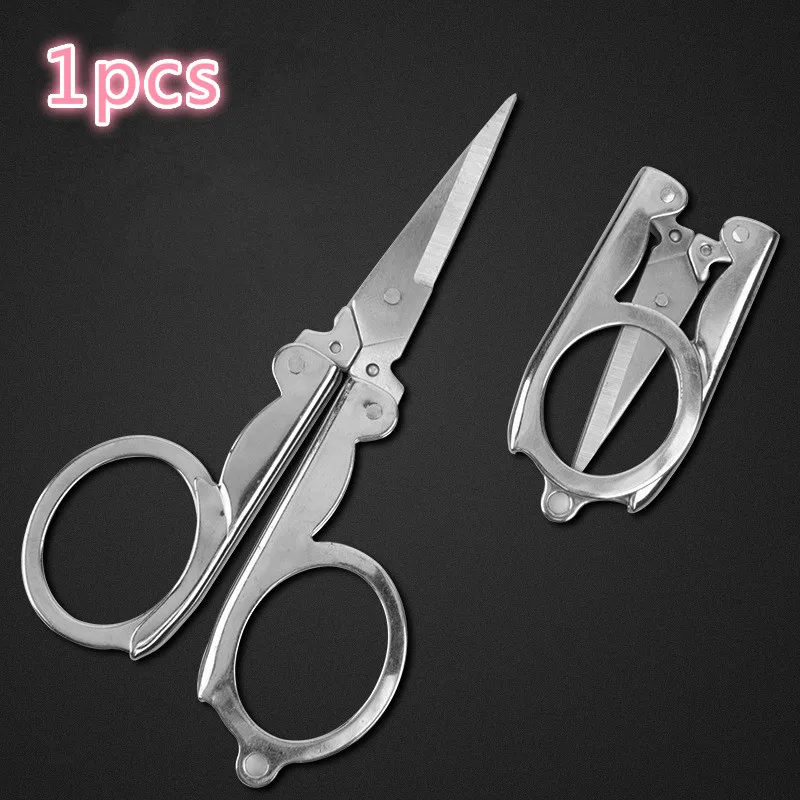 

Folding Scissors Pocket Travel Small Crafts Sharp Blade Emergency Mini Foldable Travel Embroidery Scissor Thread Tailor Scissors