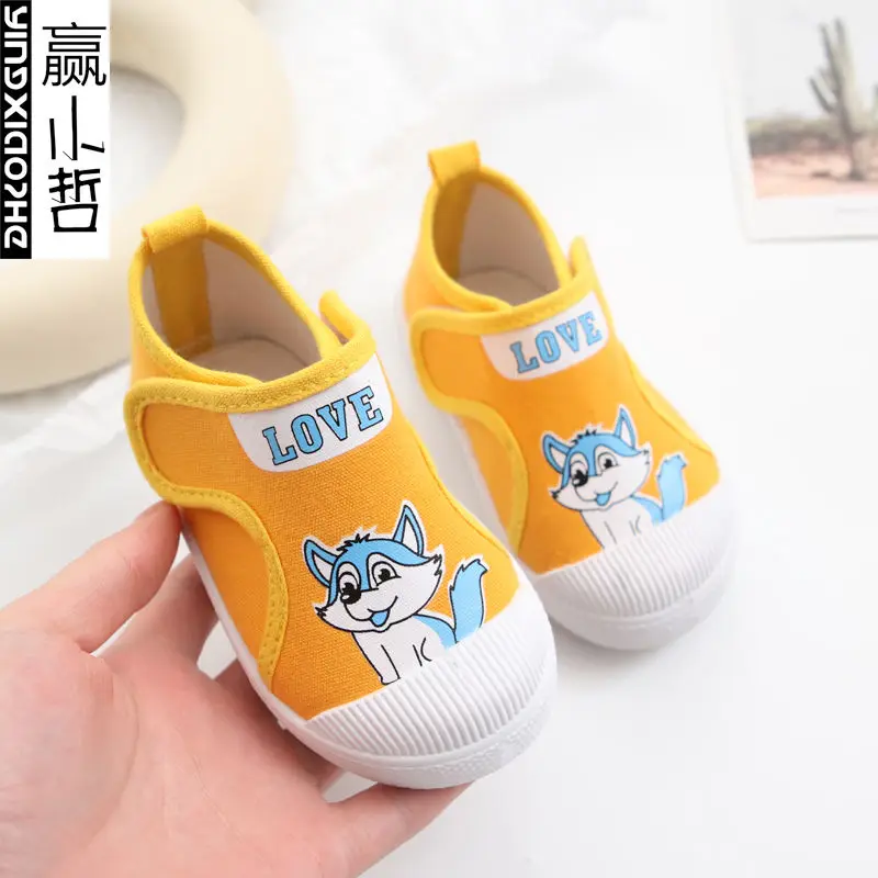 

Baby Girls Boys Kid Infant Toddler Canvas Printed Cartoon Shoes Casual 4Colors 21-25 0-3Years B10 Pshuangma