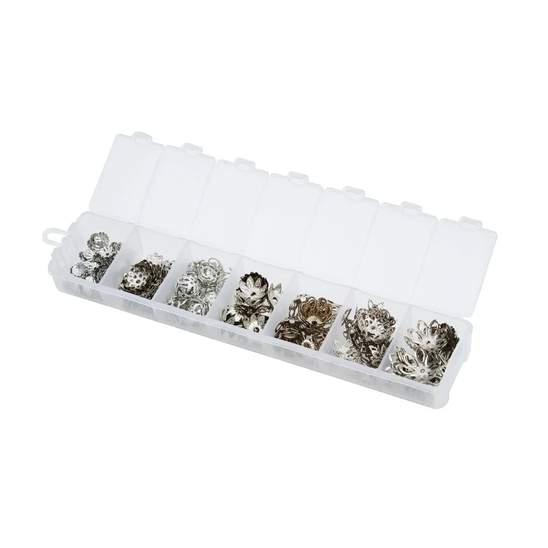 

430pc DIY Copper Folwer Tray Spacer Beads Accessories Fashion Manual Handmake Material Wholesale Necklace Bracelet Jewelry