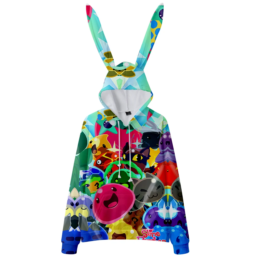 Детские толстовки с капюшоном и кроличьими ушками для мальчиков девочек |