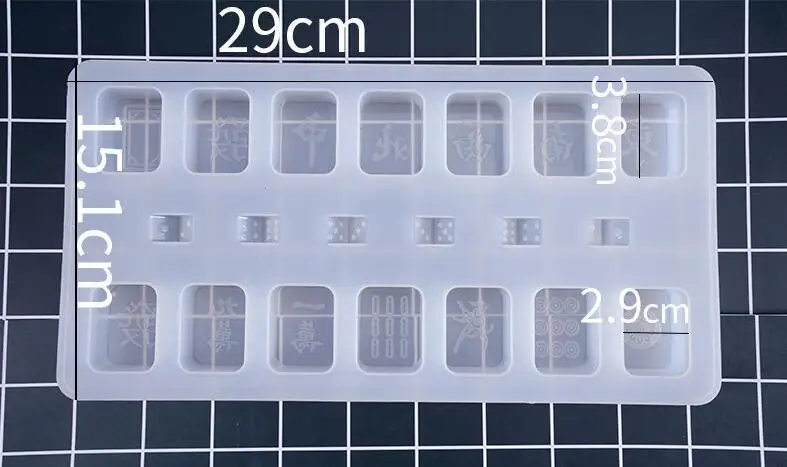 Прозрачная/Розовая форма для Маджонга желе Конфеты Шоколад Мыло Форма торта