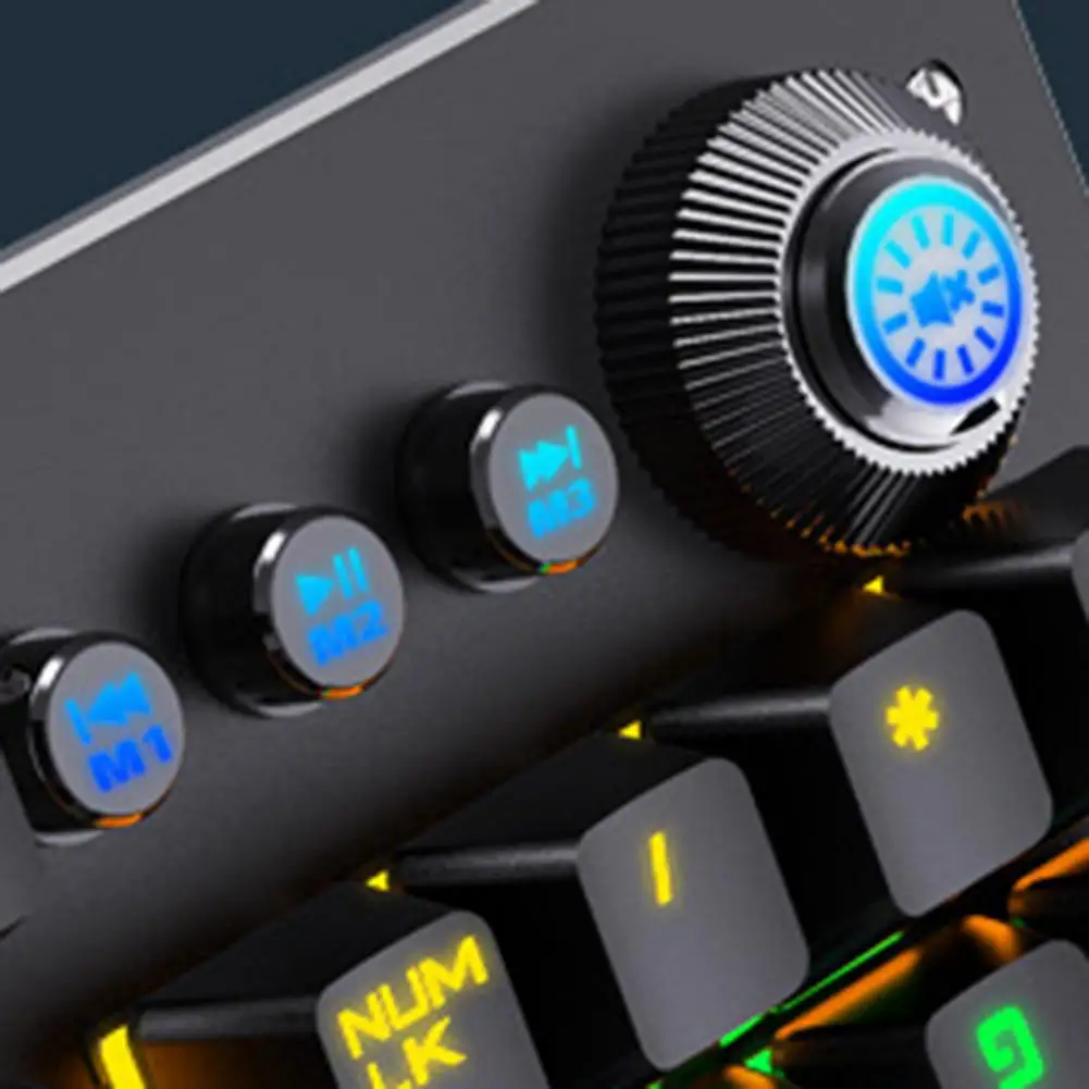 K118 Mechanical Keyboard Colorful Phone Wireless Charging Green Axis 104 Keys Wired Gaming Keyboard for Desktop enlarge