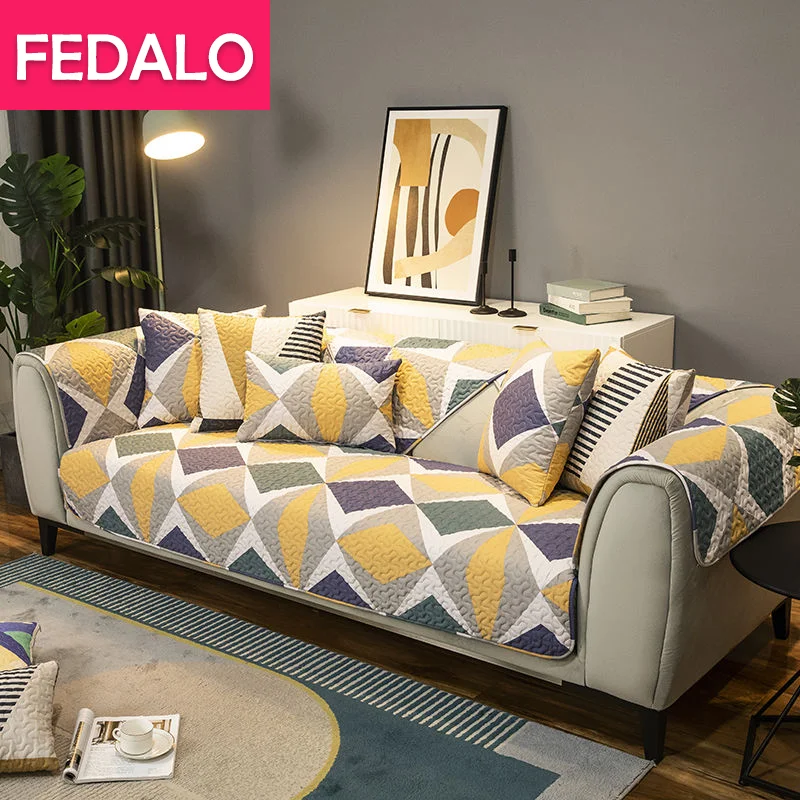 

Cotton sofa cushion four seasons general fabric non-slip cushion simple modern living room sofa cover all-inclusive full cover