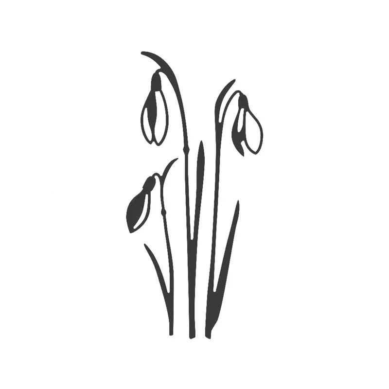 Колокольчик цветок металлические Вырубные штампы цветы высечки для