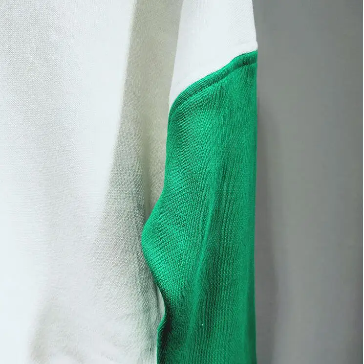 

2021 Fashion TB THOM Brand Women Sweatshirts Hoodies Patchwork Casual Loose Sportswear Coat Panelled Pullovers Ladys Clothing