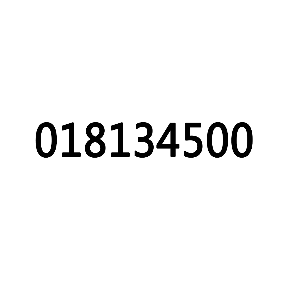 

018134500