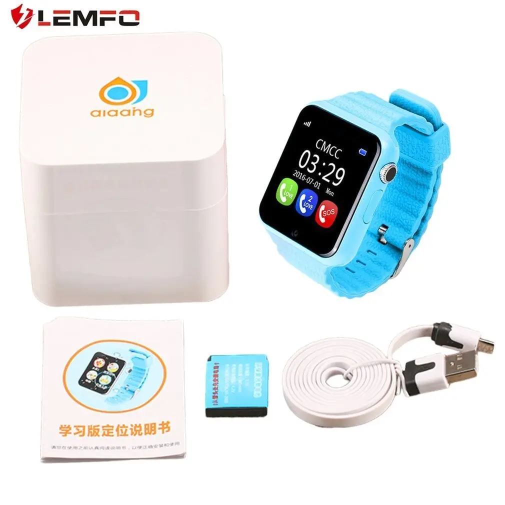 Смарт часы V7K Детские Водонепроницаемые с GPS трекером и дисплеем|Смарт-часы| |