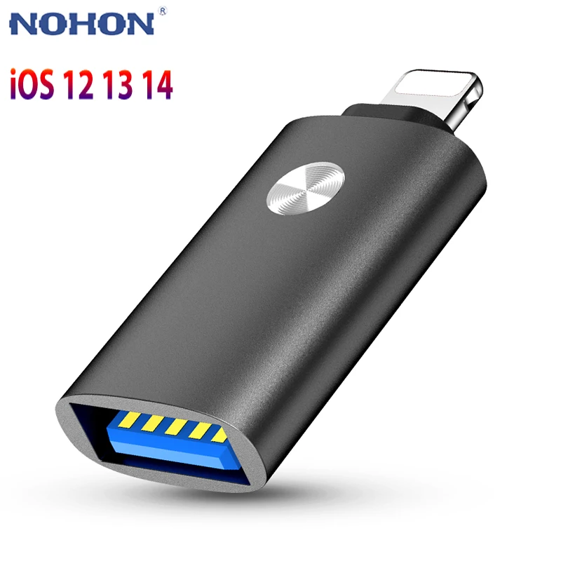 Адаптер Nohon с USB на Lightning OTG для iPhone/iPad 5В|Переходники и адаптеры| |