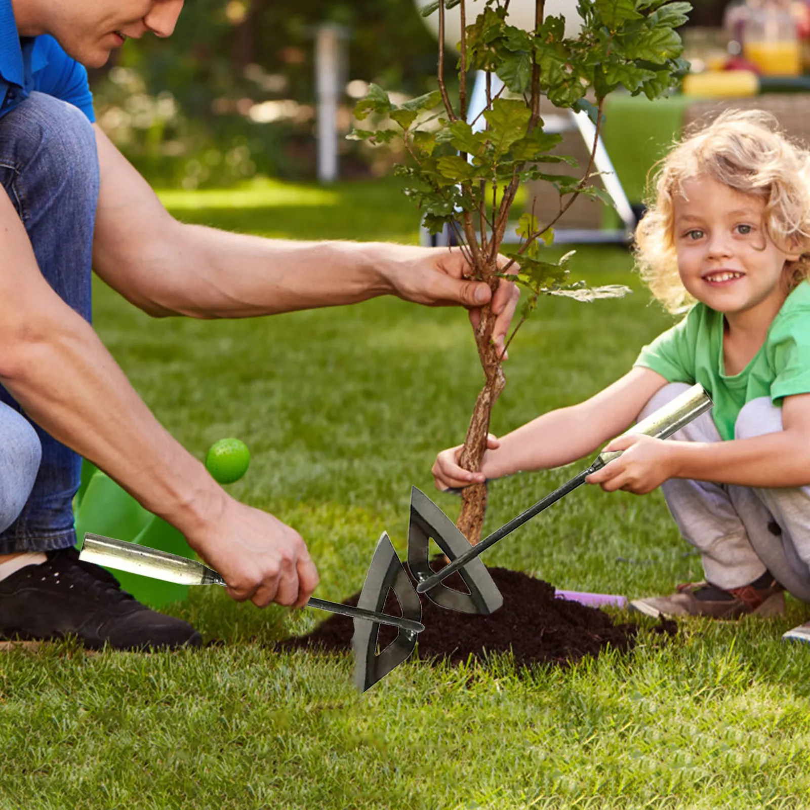 

Gardening Supplies Hoe Outdoor Farm Tool Tool Digging So-il Vegetable And Flower Dual-use Hoe Garden Hand Tool Hoes Drop Ship