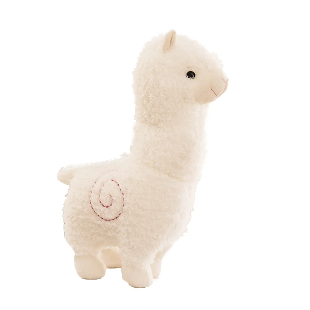 

Alpaca Zoo Animals Toys Stuffed Chic Sheep Doll Toys Kids And Lovers Birthday Gift 28cm (White)