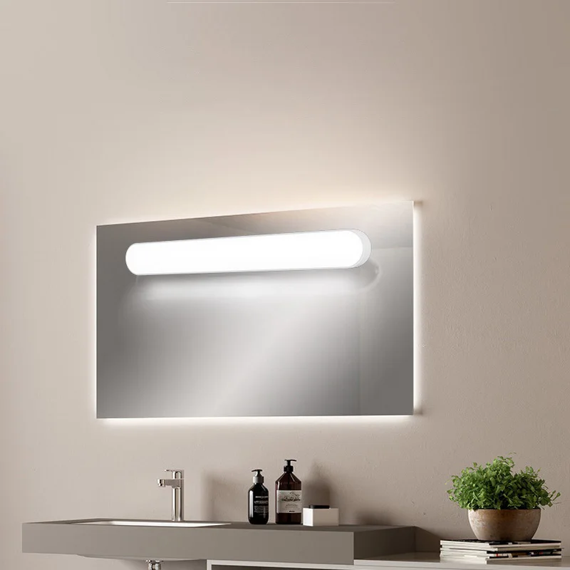 Светильник для макияжа с зеркалом на LED-диодах, с подсветкой и регулировкой яркости, с защитой глаз, настольный, с возможностью зарядки, регулируемый, для шкафа.