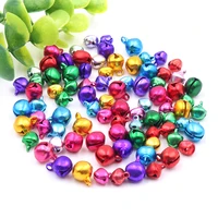 200pcs jingle bells iron loose beads small for festival decorationchristmas tree decorationsdiy crafts accessories decoration
