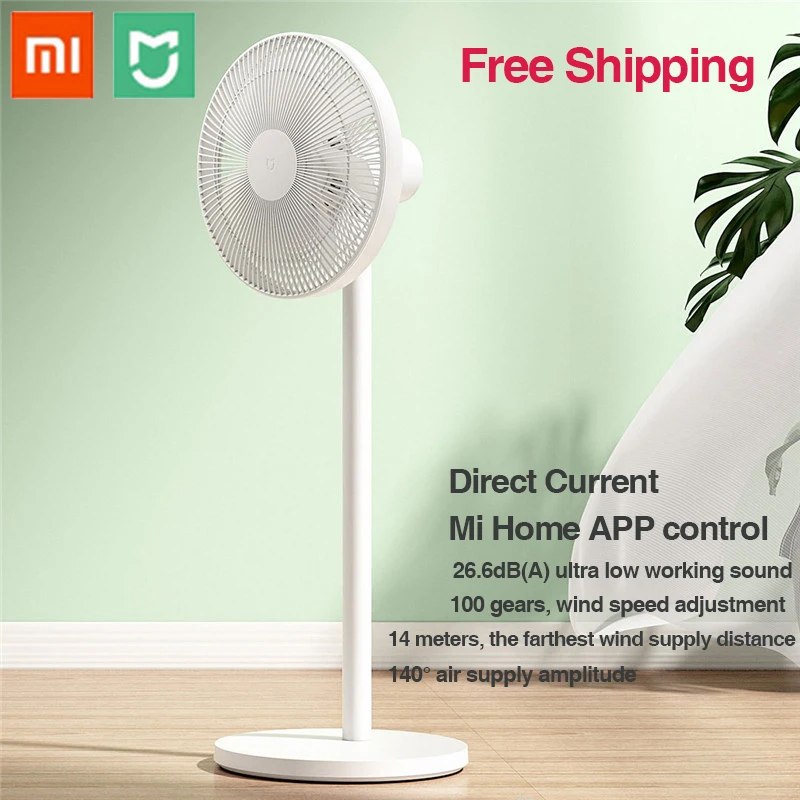 Bestellen Xiaomi Mijia 1X Dc Inverter Fan Sockel Fan Stand Kühler Mi Hause APP Control Natürliche Wind 26,6 DB(A) Niedriger Arbeits Sound