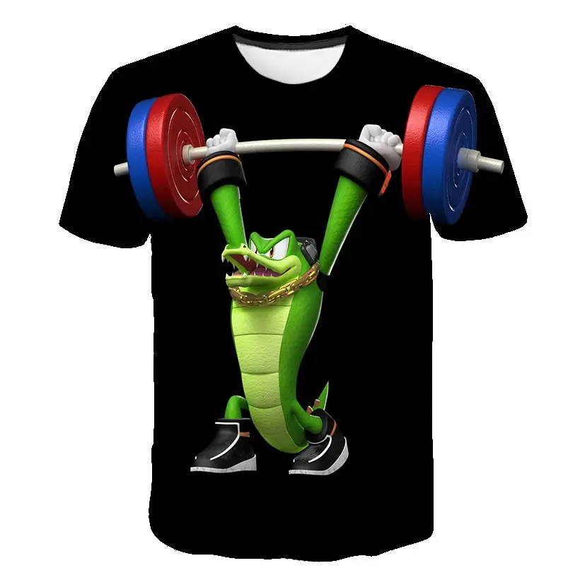 Футболка с рисунком для мальчиков и девочек Детская футболка принтом льва детей