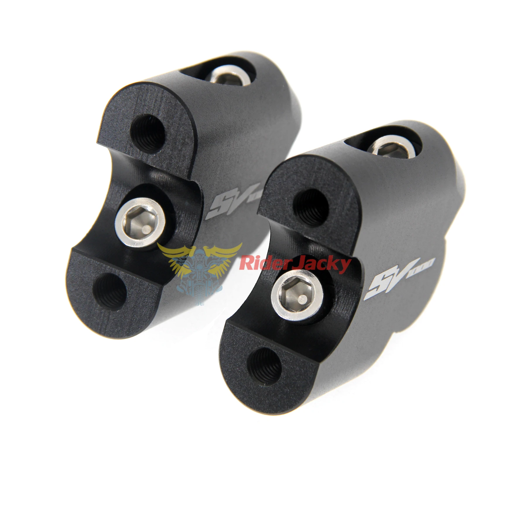 

laser Logo SV 1000 For Suzuki SV1000 2003-2007 2004 2005 2006 Motorcycle Handlebar Riser Up Backs Moves Bracket Kit