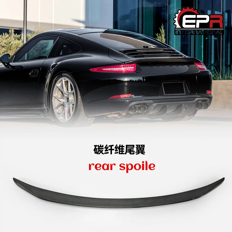 Автомобильный Accessrories для Porsche 911 991 Vor Стиль углеродного волокна задний спойлер