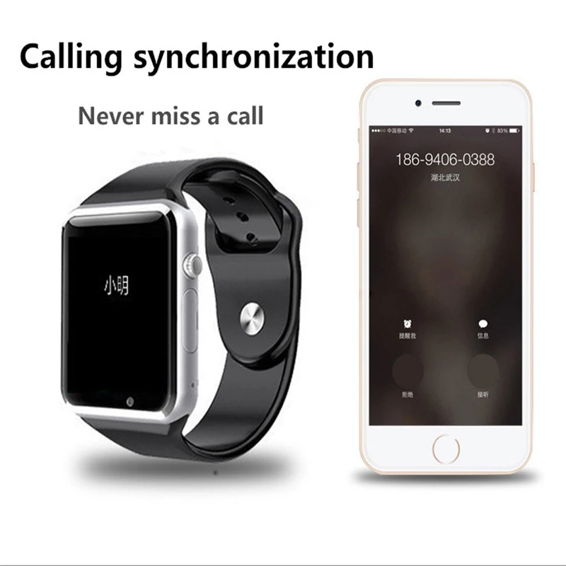 В наличии! Смарт часы 2020 A1 спортивные Bluetooth шагомер с sim камерой водонепроницаемые