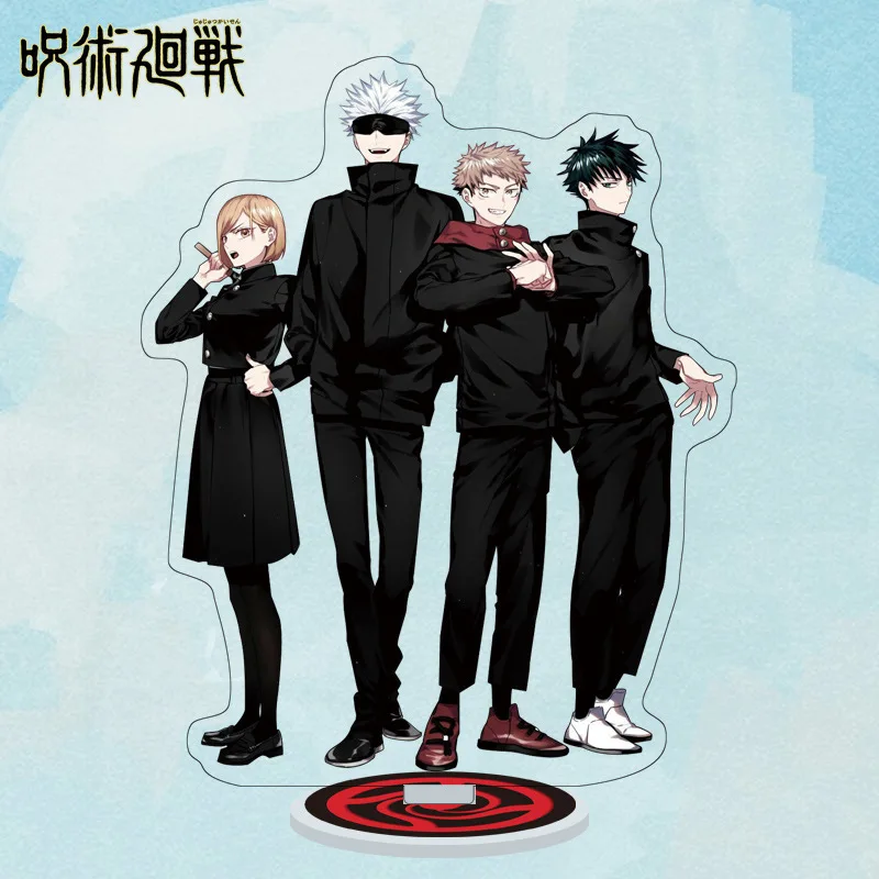 

Hot Anime Jujutsu Kaisen New Gojo Satoru Fushiguro Megumi Acrylic Figure Bl Stand Model Plate Cartoon Desk Decorbirthday Present