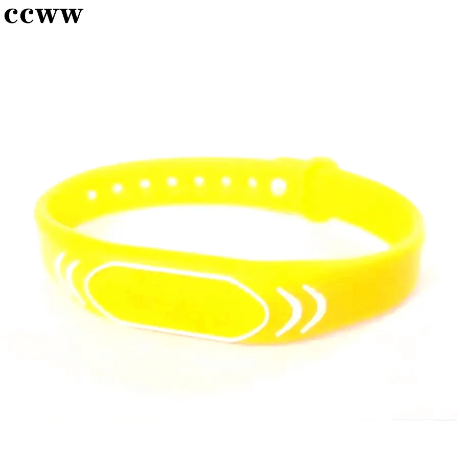 5 Colors Select 125khz Waterproof Adjustable Silicone Wristband Bracelet Keyfobs Token RFID EM4100/TK4100 Tags Swimming Pool Key |