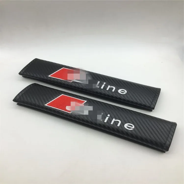 2 шт. ремень безопасности для собак крышка обивка углеродного из волокна Ширина