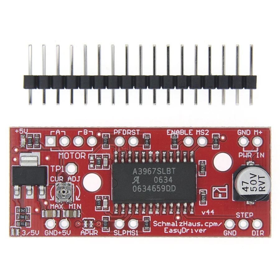 A3967 шаговый двигатель EasyDriver Motor Driver V44 макетная плата для 3D принтера модуль|development
