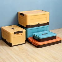 large capacity sundries household plastic box organizer with lids foldable toy clothes socks organizer case wardrobe storage box