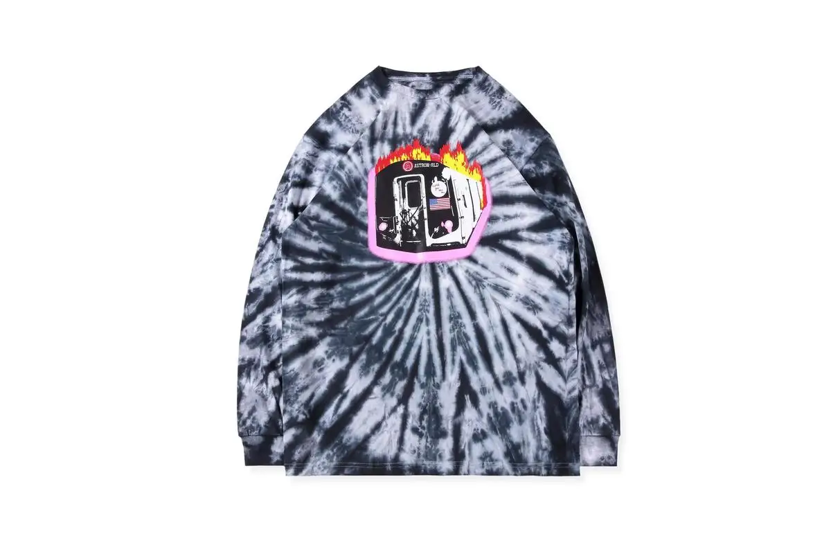 Футболка ASTROWORLD 20SS для мужчин и женщин топ поездов на горении уличная одежда в