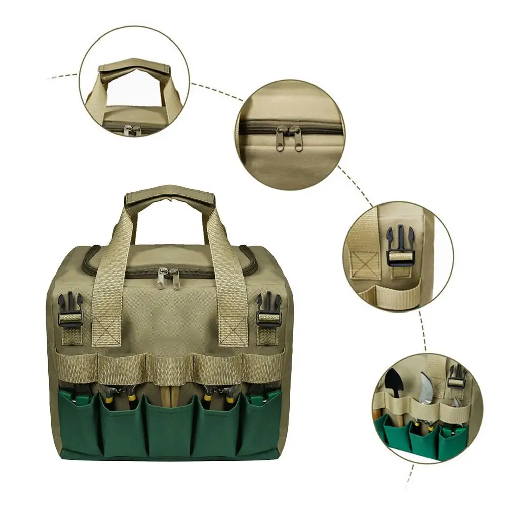 Folding Camping Fishing Chair Stool Portable Tote Bag Cooler Insulated Picnic Hiking Seat Garden Tool Organizer | Дом и сад