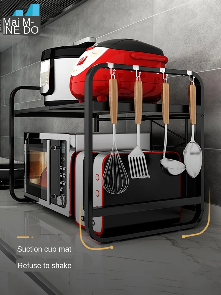 Выдвижная кухонная СВЧ-решетка столешница Бытовая полка для духовки двухслойная