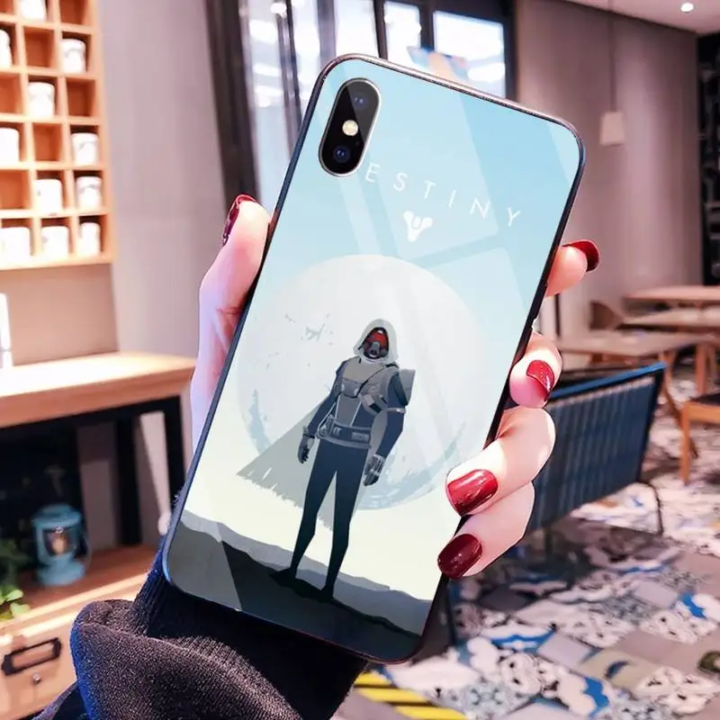 

destiny game Customer Phone Case Tempered Glass For iPhone 11 Pro XR XS MAX 8 X 7 6S 6 Plus SE 2020 case