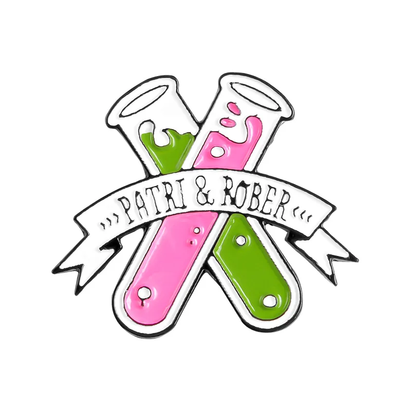 Симпатичная металлическая эмалированная брошь в виде мультяшного героя из