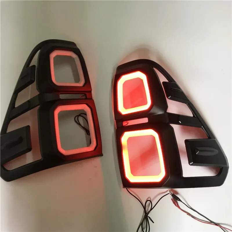 Автомобильный Стайлинг светодиодный задсветильник крышки задних фар матовый