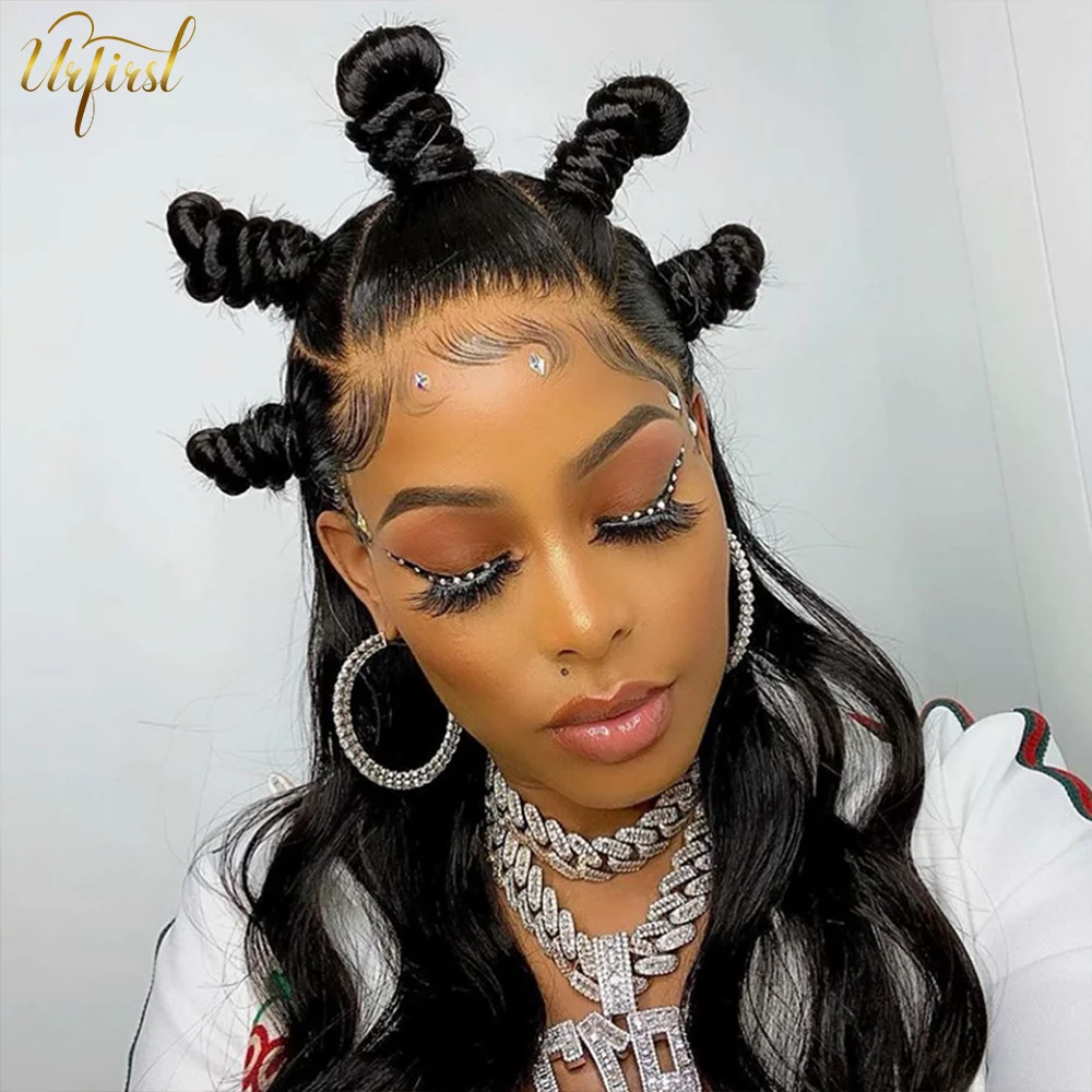 

Transprent Full Lace Human Hair Wig Urfirst Body Wave 13x6 Lace Front Wig Glueless Full Lace Wigs for Women 5x5 Lace Closure Wig