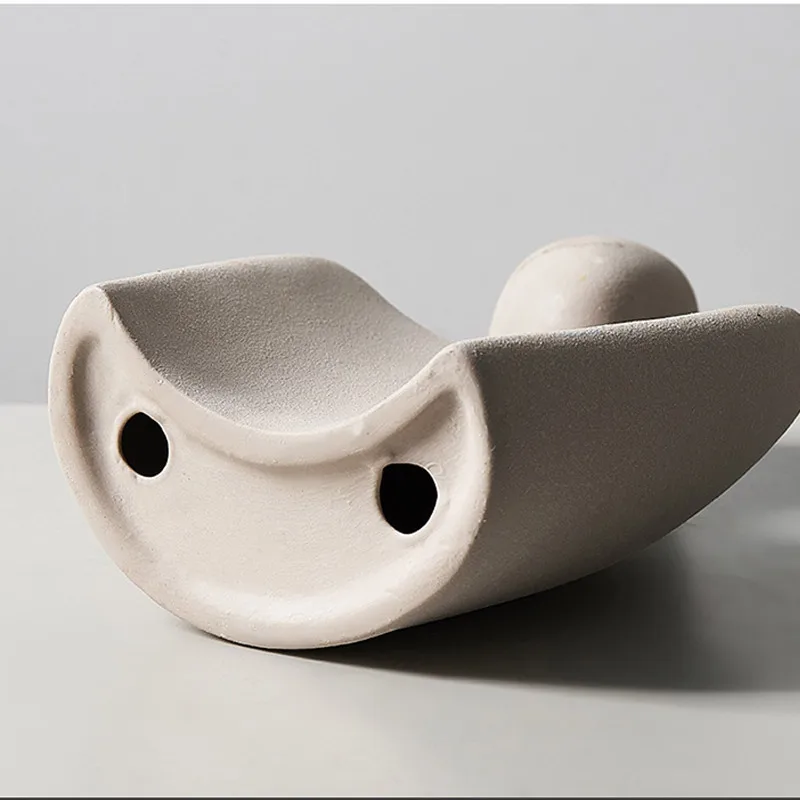 Скандинавская Минималистичная абстрактная фигурка керамические украшения для