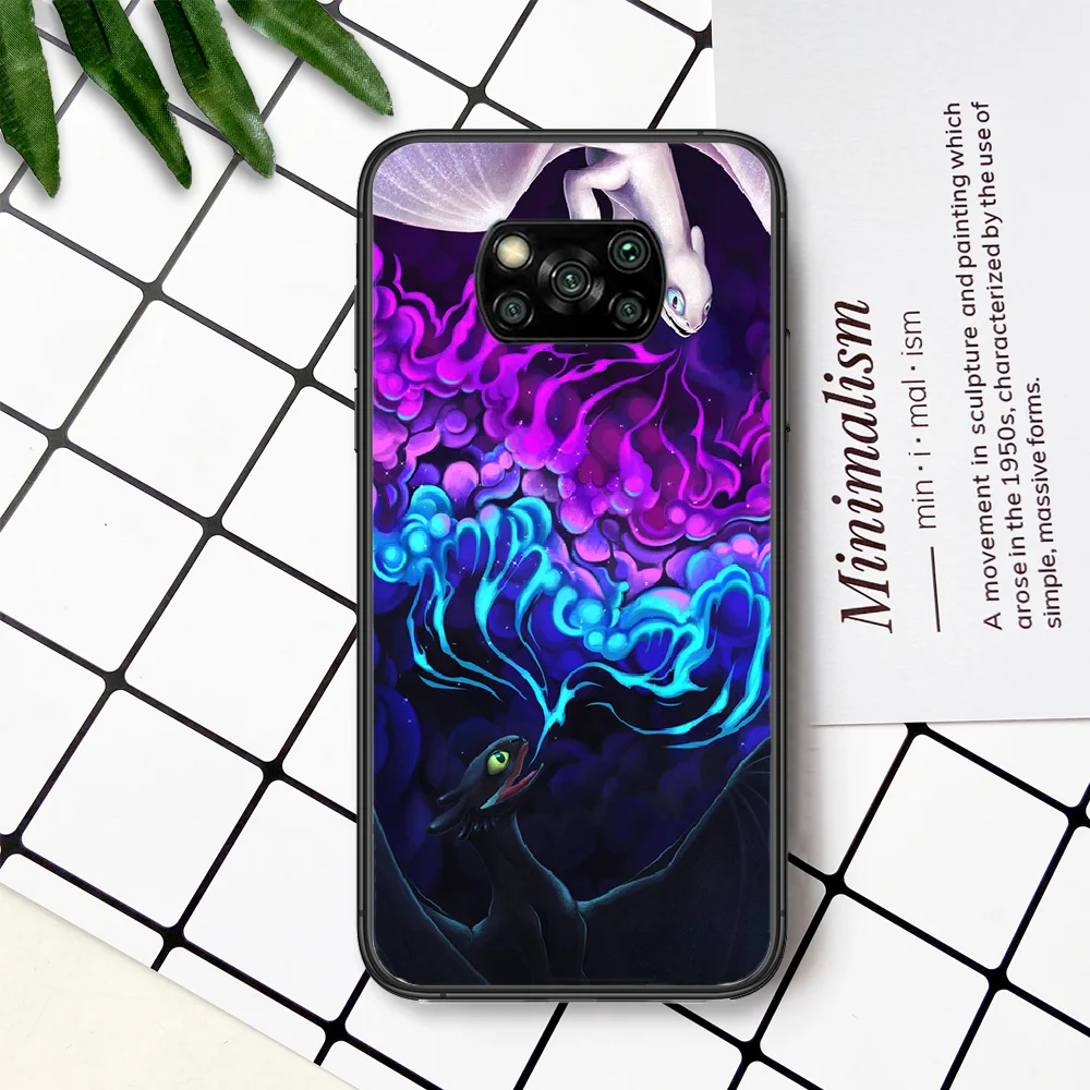 

How to Train Your Dragon Phone Case For Xiaomi Mi Note 10 A3 9 MAX 3 A2 8 9 Lite Pro Ultra black Hoesjes Silicone Prime Painting