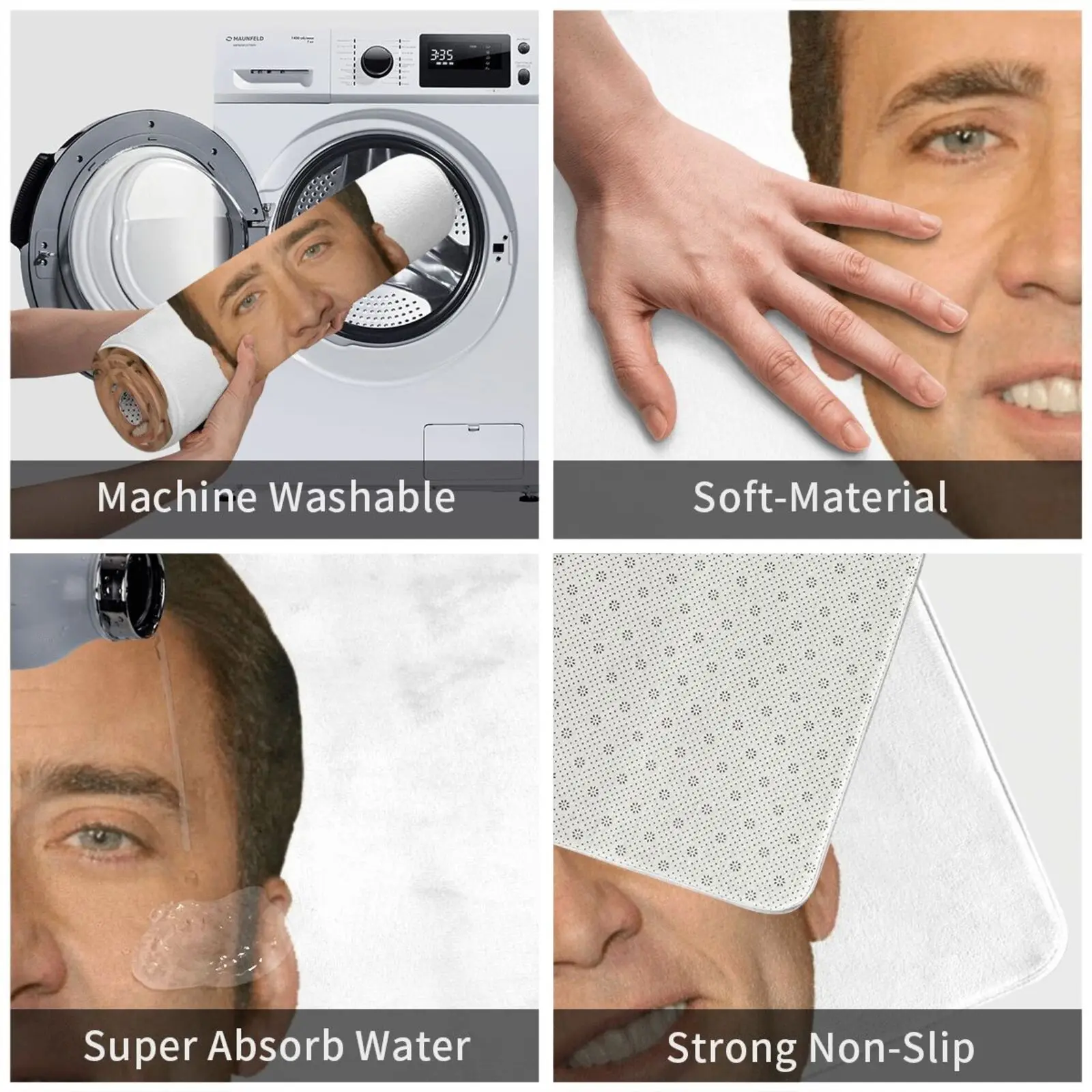 Коврик для входной двери Ник Кейдж коврик ванной ковер общественных служб 6