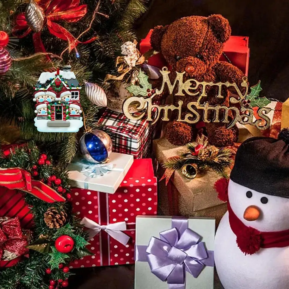 Новые рождественские Висячие персонализированные выжившие Семейные орнаменты